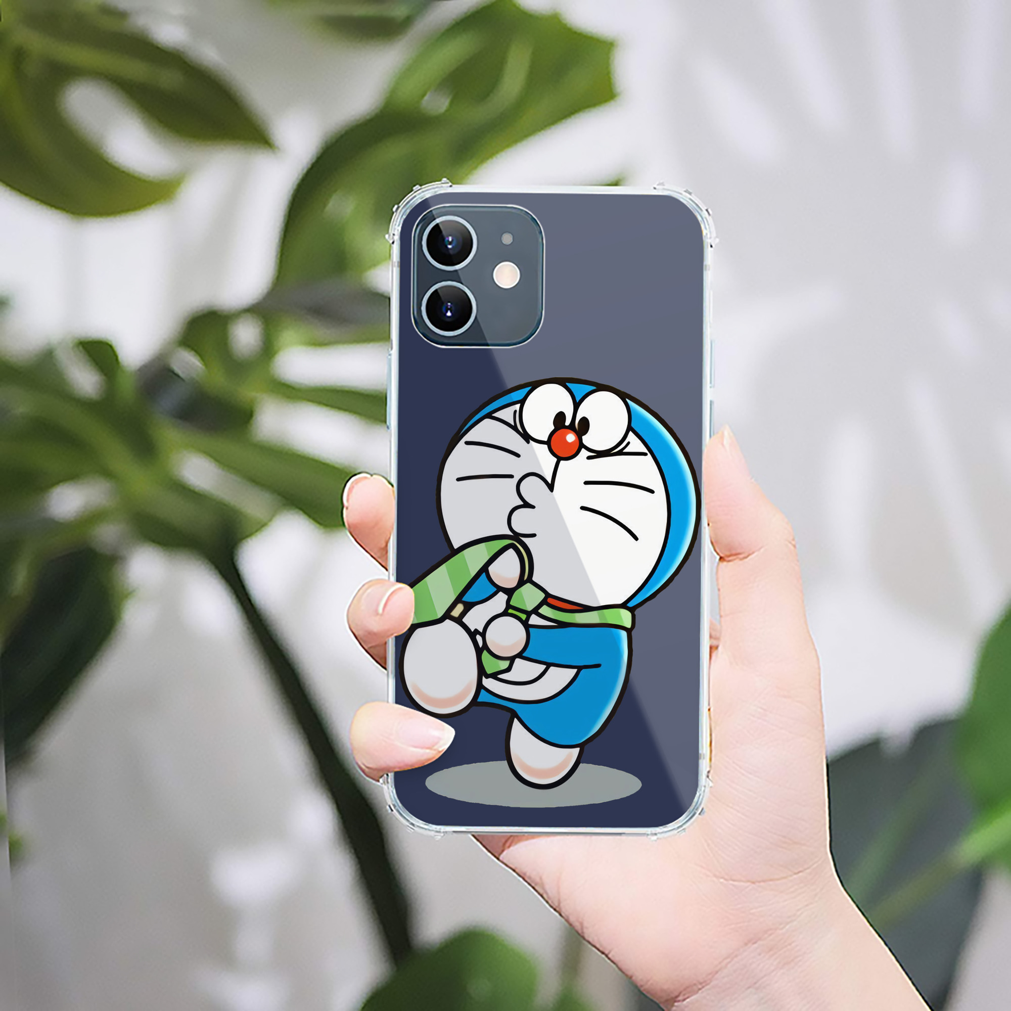（画像用） ドラえもん Doraemon 【iPhone 12シリーズ対応】透明スマホケース（クリアソフトケース）